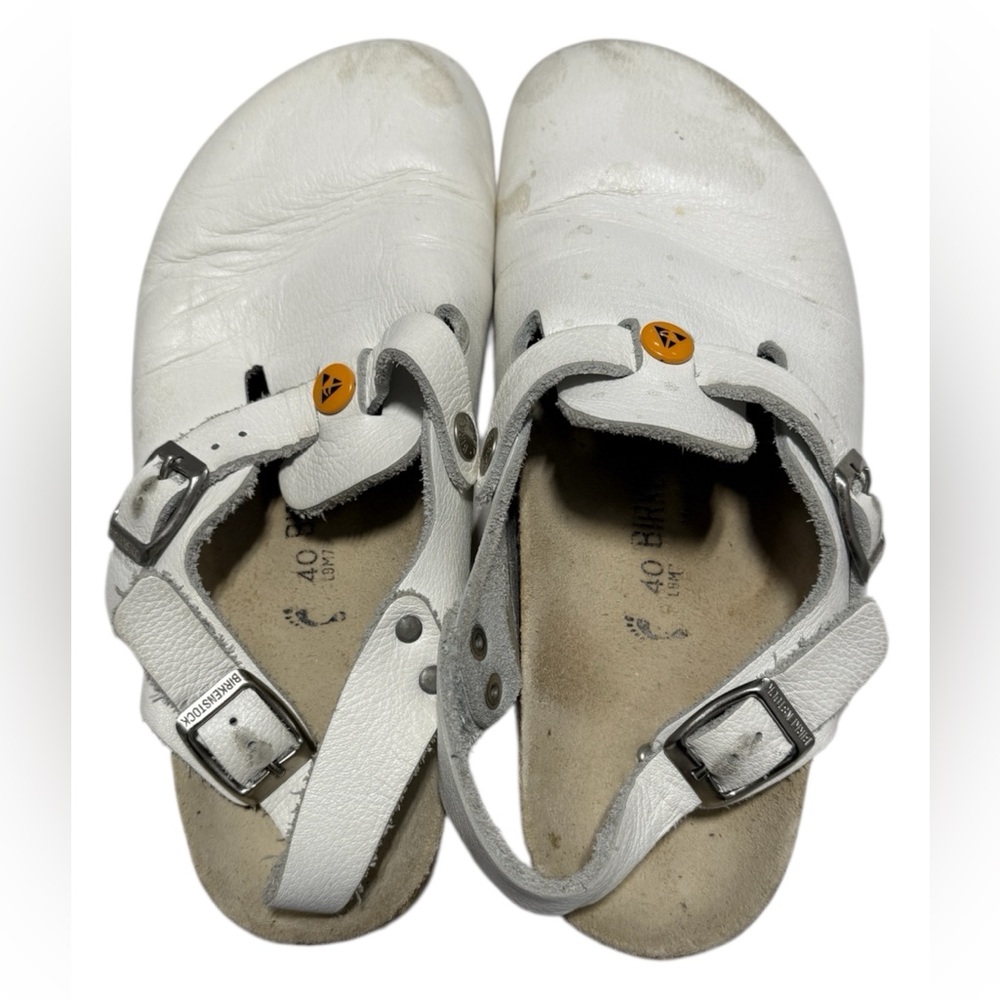 Birkenstock White Leather tokio